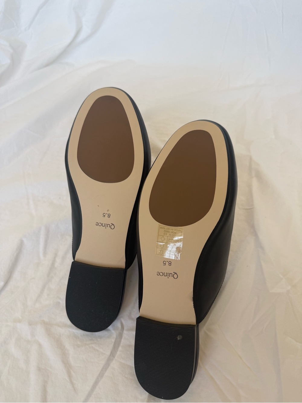Women’s Black Leather Slip-On Mule with Gold Bit Detail - Picture 3 of 3